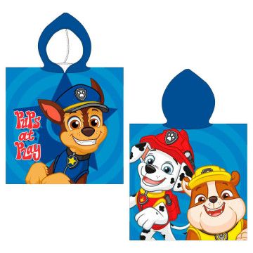 Toalha poncho de microfibra Paw Patrol CERDÁ - 1