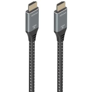 Cabo HDMI 2.1 8K Aisens A150-0878/ HDMI Macho - HDMI Macho/ 10m/ Cinza e Preto AISENS - 1