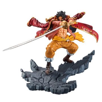 Figura Dourada D Roger Manhood One Piece 9cm BANPRESTO - 1