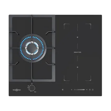 TOP VITROKITCHEN VG611NB MISTURADO 2F+1F GÁS MAS Vitrokitchen - 1