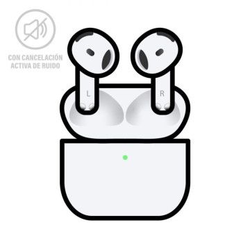 Fones de ouvido Bluetooth Apple Airpods V4 4ª geração/cancelamento de ruído Apple - 1