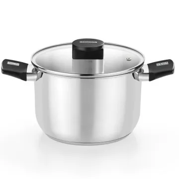 Pote Elite Inox Monix M240226/ Ø26cm/ 8L/ Aço Inoxidável/ Adequado para Indução MONIX - 1