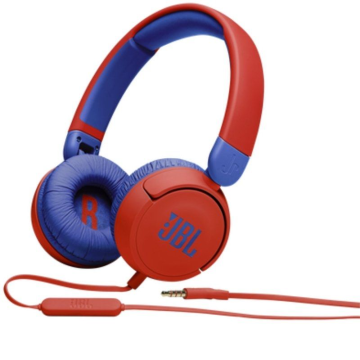 Fones de ouvido infantis JBL JR310 / com microfone / Jack 3.5 / vermelho e azul JBL - 1