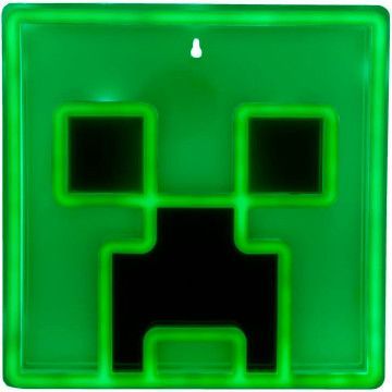 Candeeiro de parede LED Minecraft Creeper 25cm PALADONE - 1