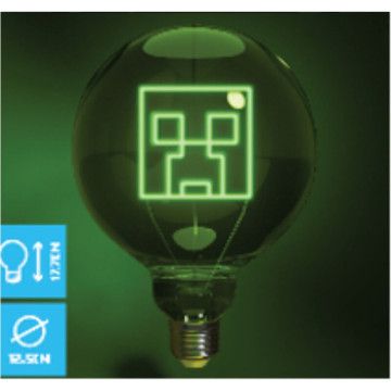 Lâmpada LED Neon Creeper Minecraft PALADONE - 1