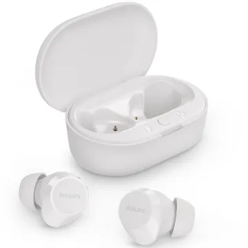 Fones de ouvido Bluetooth Philips TAT1209 com estojo de carregamento / 6h de autonomia / Branco PHILIPS - 1