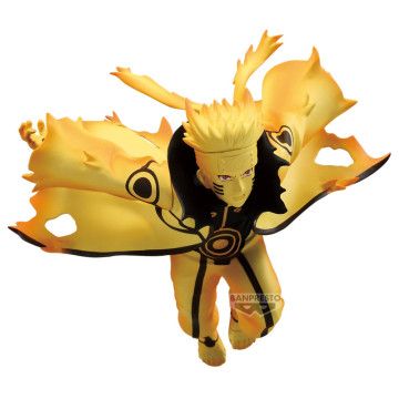 Naruto Uzumaki Vibração Estrelas Naruto Shippuden Figura 17cm BANPRESTO - 1