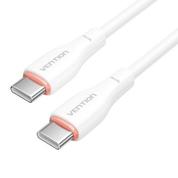 Vention H27WF Cabo USB Tipo-C/ USB Tipo-C Macho - USB Tipo-C Macho/ 60W/ 480Mbps/ 1m/ Branco VENTION - 1