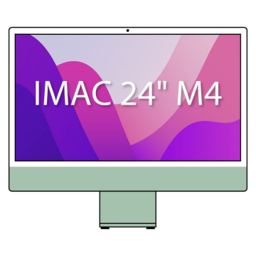 Apple iMac 24' Retina 4.5K / M4 CPU de 8 núcleos/ SSD de 16 Gb/ 256 Gb/ GPU de 8 núcleos/ Verde Apple - 1