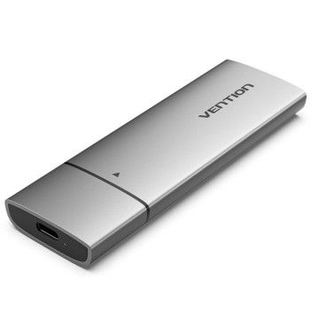 Gabinete externo para unidade SSD M.2 NVMe Vention USB Type-C KPGH0/ USB 3.1 Gen2/ sem parafusos VENTION - 1