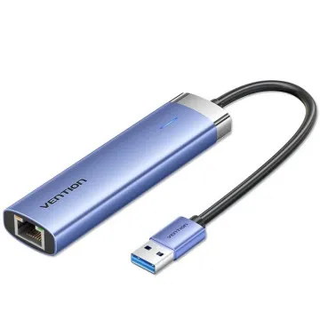 Vention Hub USB 3.0 TGFSB/ 3xUSB/ 1xRJ45/ 1xUSB Tipo-C PD VENTION - 1