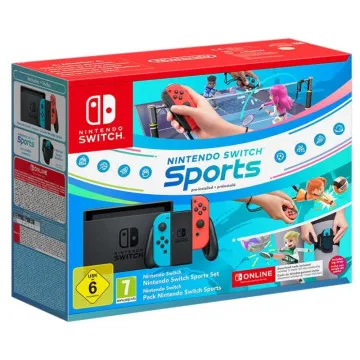 CONSOLE ESPORTIVO NINTENDO SWITCH+FITA+12 MESES NSO NINTENDO - 1