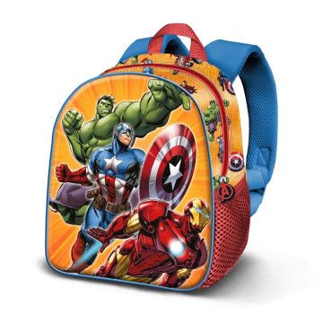 Mochila 3D Attack Os Vingadores Vingadores Marvel 31cm KARACTERMANIA - 1