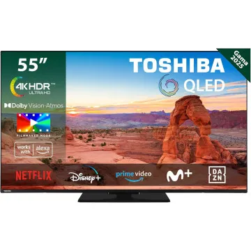 TV TOSHIBA 55" 55QV3463DG UHD QLED SMART TV SUPORTE TOSHIBA - 1