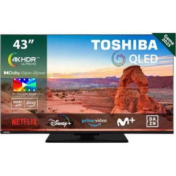 TV TOSHIBA 43" 43QV3463DG UHD QLED SMART TV SUPORTE TOSHIBA - 1