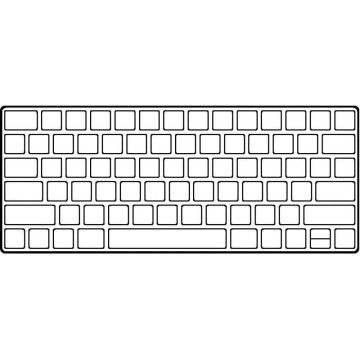 Teclado sem fio Apple Magic Keyboard/ USB Type-C/ Prateado Apple - 1