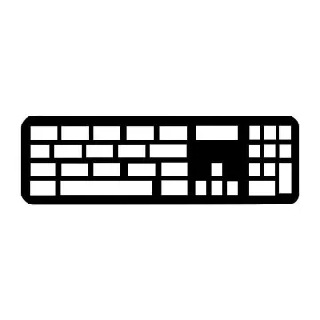 Teclado sem fio Apple Magic Keyboard com Touch ID/teclado numérico/USB tipo C/prateado Apple - 1