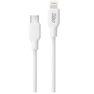 Cabo Lightning Myway USB 2.0 Tipo-C MWUSC0023/ USB Tipo-C Macho - Lightning Macho/ 1m/ Branco MYWAY - 1