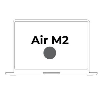 Apple Macbook Air 13,6'/ CPU M2 de 8 núcleos/ SSD de 16 Gb/ 256 Gb/ GPU de 8 núcleos/ Cinza espacial Apple - 1