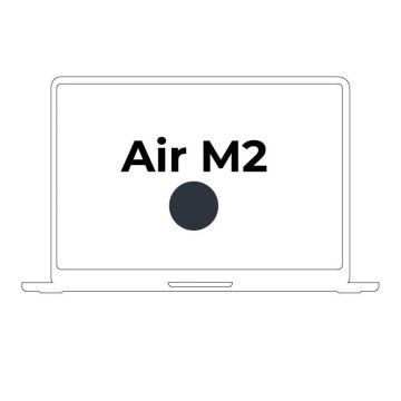 Apple Macbook Air 13,6'/ CPU M2 de 8 núcleos/ SSD de 16 Gb/ 256 Gb/ GPU de 8 núcleos/ Meia-noite Apple - 1