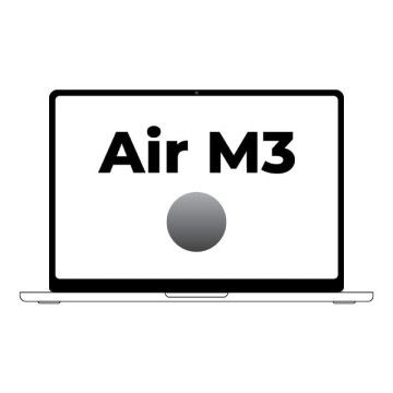 Apple Macbook Air 13,6'/ CPU M3 de 8 núcleos/ SSD de 16 Gb/ 256 Gb/ GPU de 8 núcleos/ Cinza espacial Apple - 1