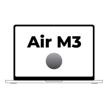 Apple Macbook Air 13,6'/ CPU M3 de 8 núcleos/ SSD de 24 Gb/ 512 Gb/ GPU de 10 núcleos/ Cinza espacial Apple - 1