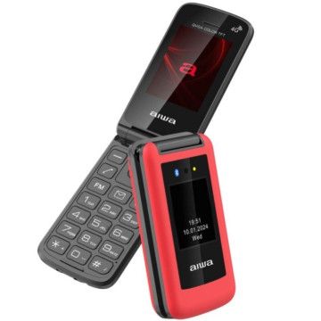 Celular Aiwa FP-30-4G RD para idosos/vermelho AIWA - 1