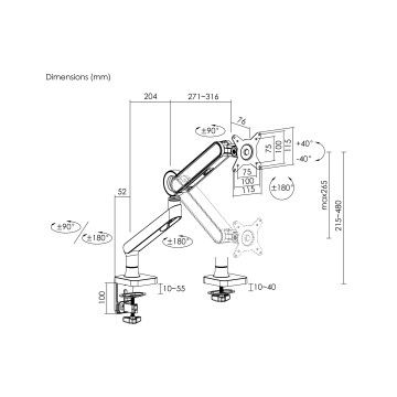 EQUIP - Suporte Monitor 17/35`` Desk Mount 650184 EQUIP - 6