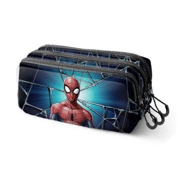 Estojo triplo Maximum Spiderman Marvel KARACTERMANIA - 1