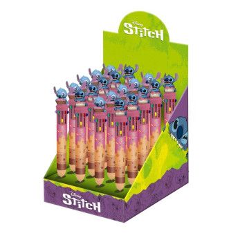 Caneta Stitch Disney de 10 cores KARACTERMANIA - 1