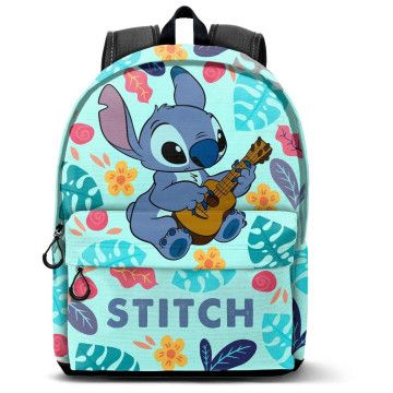 Mochila Guitar Stitch Disney 44cm adaptável KARACTERMANIA - 1