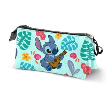 Estojo triplo Guitar Stitch Disney KARACTERMANIA - 1