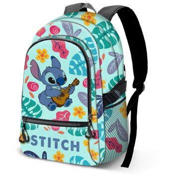 Mochila Guitar Stitch Disney 44cm adaptável KARACTERMANIA - 1