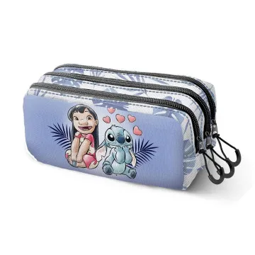 Estojo triplo Couple Stitch Disney KARACTERMANIA - 1