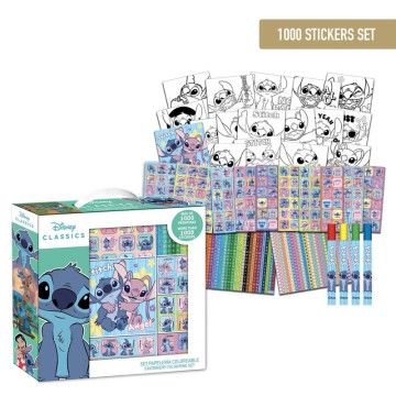 Conjunto de adesivos Stitch Disney com 1000 peças CERDÃ - 1