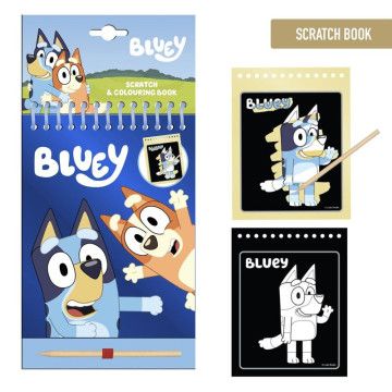Conjunto de papelaria Bluey scratch CERDÃ - 1