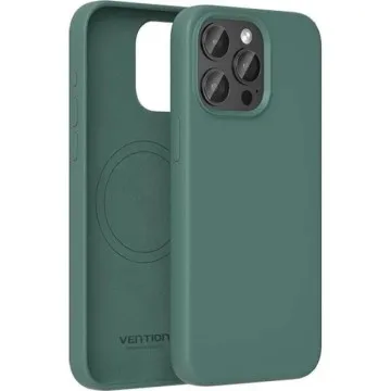 Capa de Silicone com Magsafe Vention KUDG0-10/ Compatível com iPhone 13/ Verde VENTION - 1