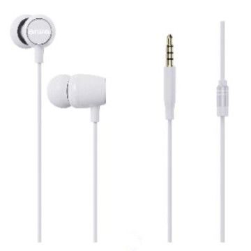 Fones de ouvido intra-auriculares Aiwa ESTM-20WT/ com microfone/ entrada 3,5/ branco AIWA - 1