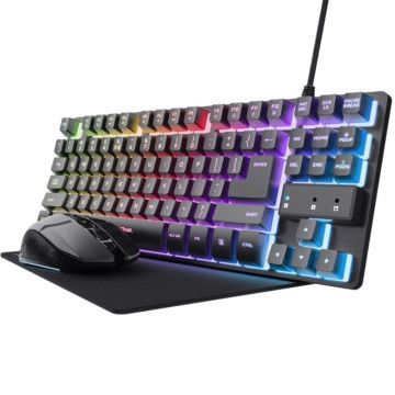 Pacote Gaming Trust Gaming GXT 794/ Teclado RGB + Mouse RGB + Mouse Pad TRUST GAMING - 1