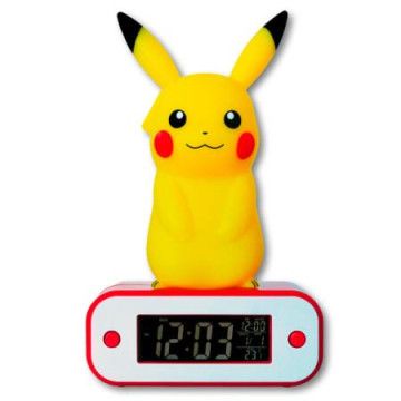 TEKNOFUN - Despertador Alarme com Luz Pikachu 811359 TEKNOFUN - 1