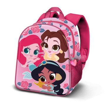 Mochila Disney Princess 3D Flores 31cm KARACTERMANIA - 1