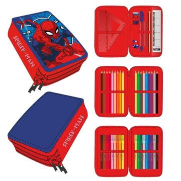 Estojo triplo Homem-Aranha Marvel CERDÃ - 1