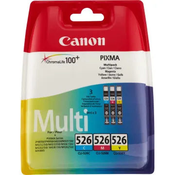 PACOTE DE TINTA CANON TRICOLOR CLI-526 3 4541B009 CANON - 1