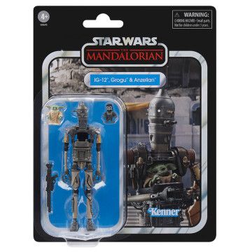 Figura IG-12 Grogu e Anzellan O Mandaloriano Star Wars 9,5 cm HASBRO - 1