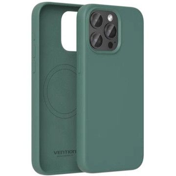 Capa de silicone com Magsafe Vention KUDG0-40/ Compatível com iPhone 13 Pro Max/ Verde VENTION - 1