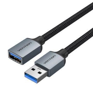 Cabo Extensão USB 3.0 Vention CBLHF/ USB Macho - USB Fêmea/ 5Gbps/ 1m/ Cinza VENTION - 1