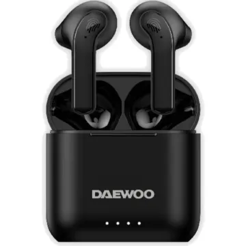 Fones de ouvido Bluetooth Daewoo DW2020 com estojo de carregamento / autonomia de 5h / preto DAEWOO - 1