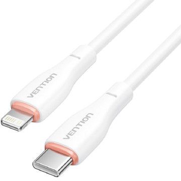 Vention H28WF Cabo Lightning USB Tipo-C/ USB Tipo-C Macho - Lightning Macho/ 1m/ Branco VENTION - 1