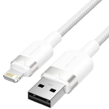 Vention Cabo USB Lightning LANWF/ USB Macho - Lightning Macho/ 480Mbps/ 1m/ Branco VENTION - 1