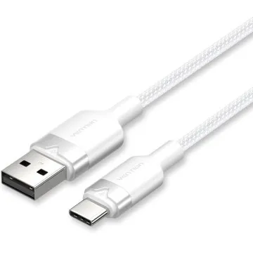 Cabo USB 2.0 Tipo-C Vention CTNWH/ USB Tipo-C Macho - USB Macho/ Até 60W/ 480Mbps/ 2m/ Branco VENTION - 1